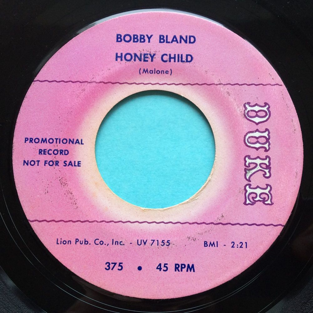 Bobby Bland - Honey Child - Duke promo - Ex-