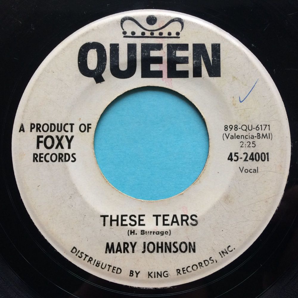 Mary Johnson - These tears - Queen promo - Looks VG plays VG+