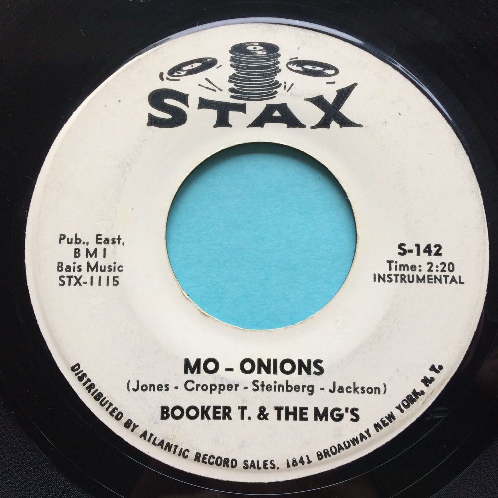 Booker T. & the MG's - Mo - Onions b/w Tic-Tac-Toe - Stax (promo?) - VG+