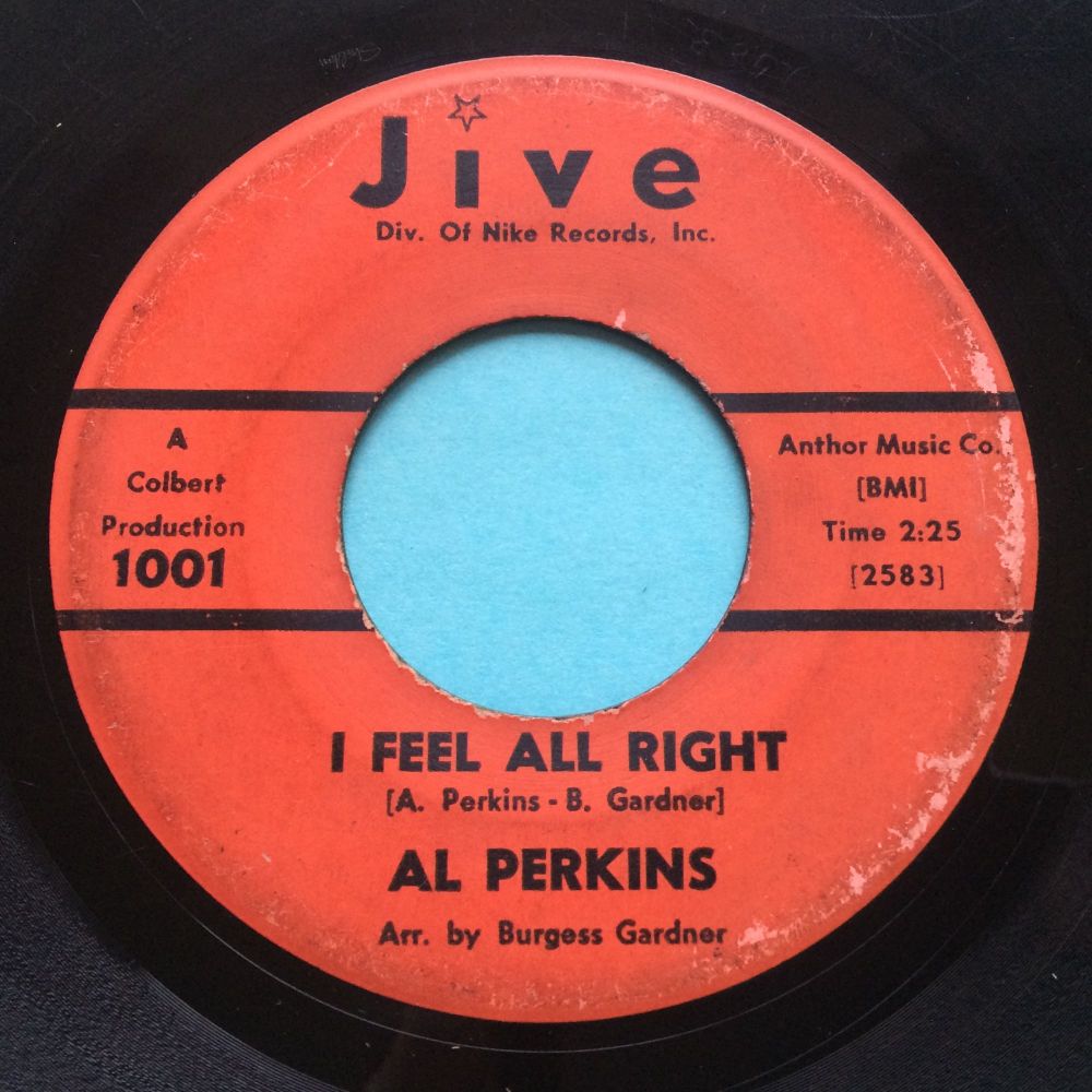 Al Perkins - I feel alright b/w It's good enough - Jive - VG+