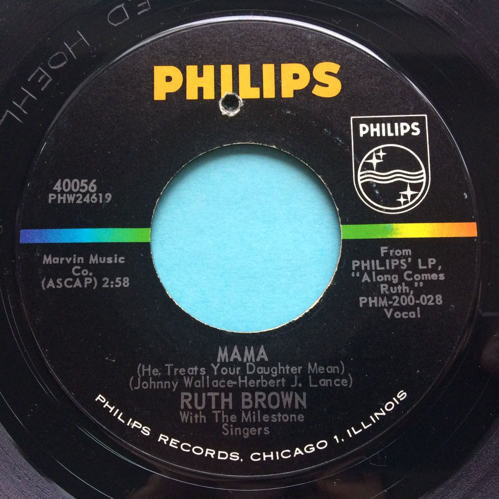 Ruth Brown - Mama (he treats your daughter mean) - Philips - Ex