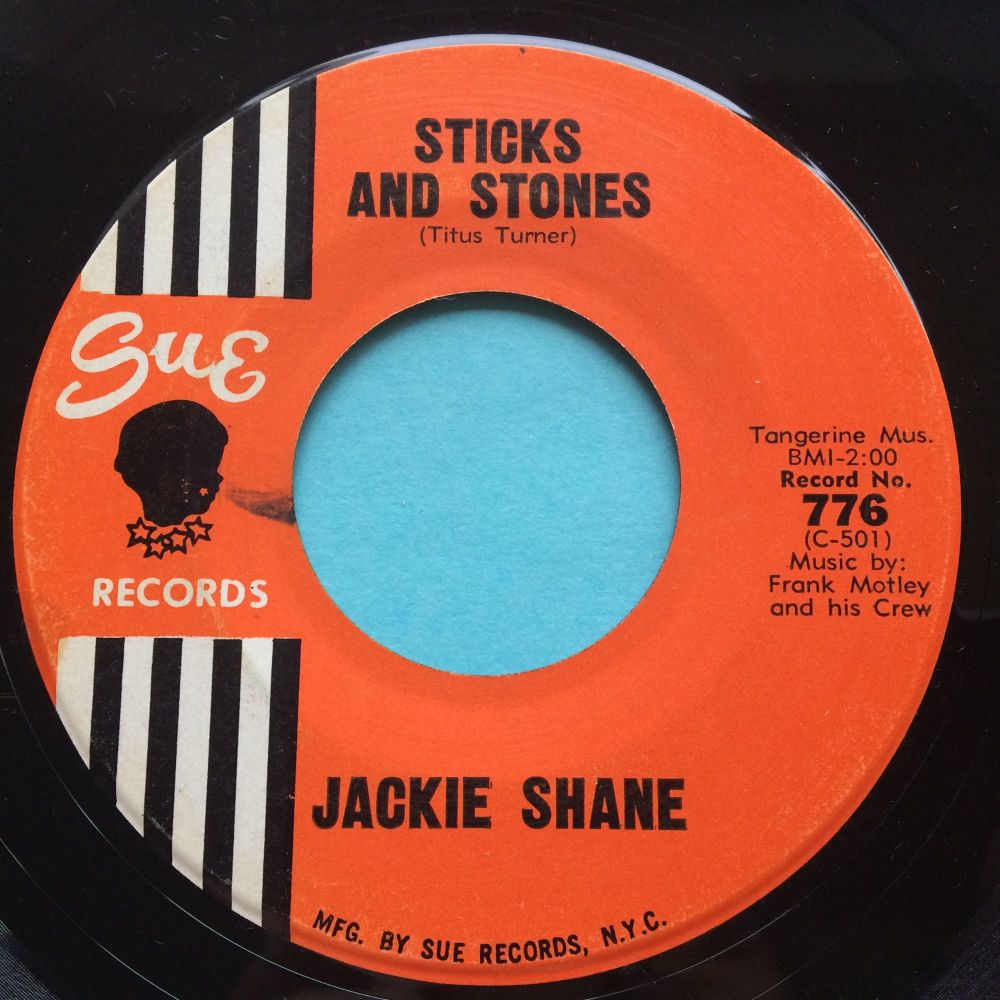 Jackie Shane - Sticks and stones - Sue - Ex