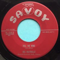 Big Maybelle - Tell Me Who - Savoy - VVG+