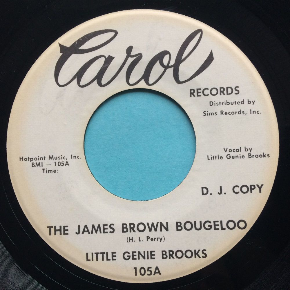 Little Genie Brooks - The James Brown Bougeloo - Carol - VG+
