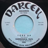 Harmonica Fats - Tore up b/w I get so tired - Darcey - Ex-