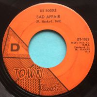 Lee Rogers - Sad Affair b/w Doggin' myself around - D-Town - VG+
