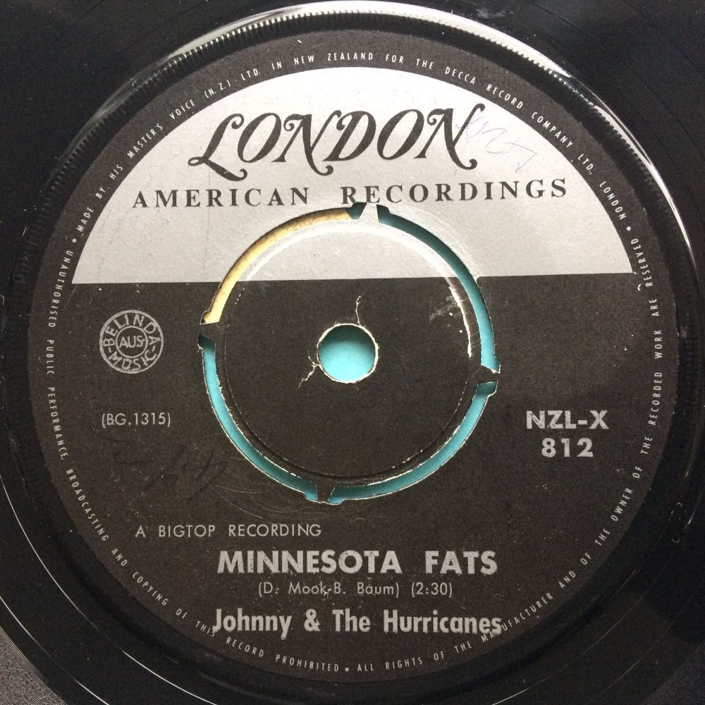 Johnny & the Hurricanes - Minnesota Fats - London (New Zealand) - VG+ 