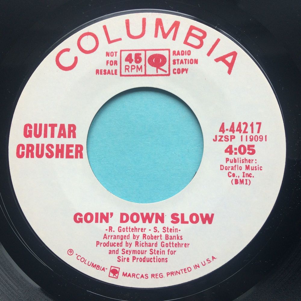 Guitar Crusher - Goin' down slow - Columbia promo - Ex