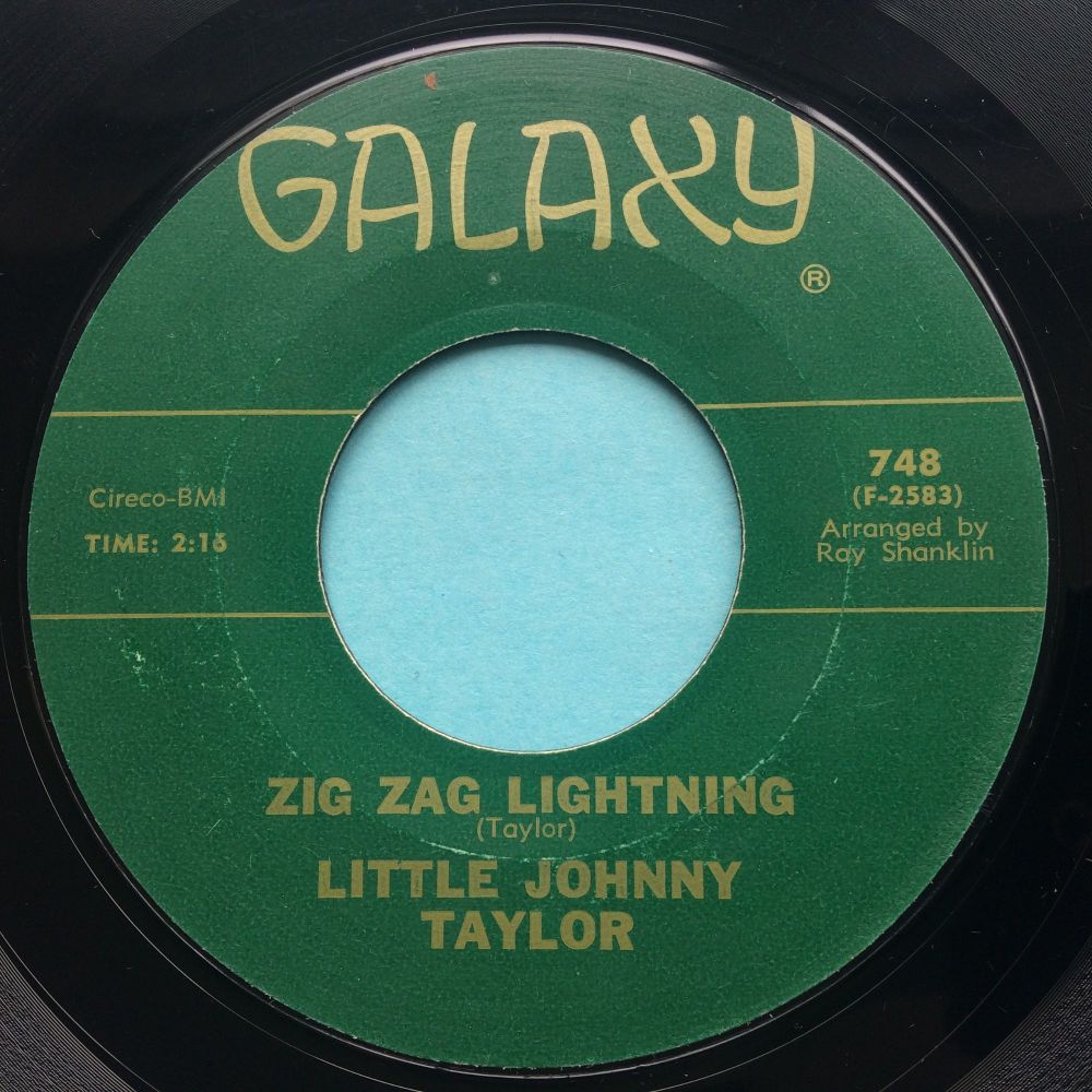 Little Johnny Taylor - Zig Zag Lightning - Galaxy - Ex