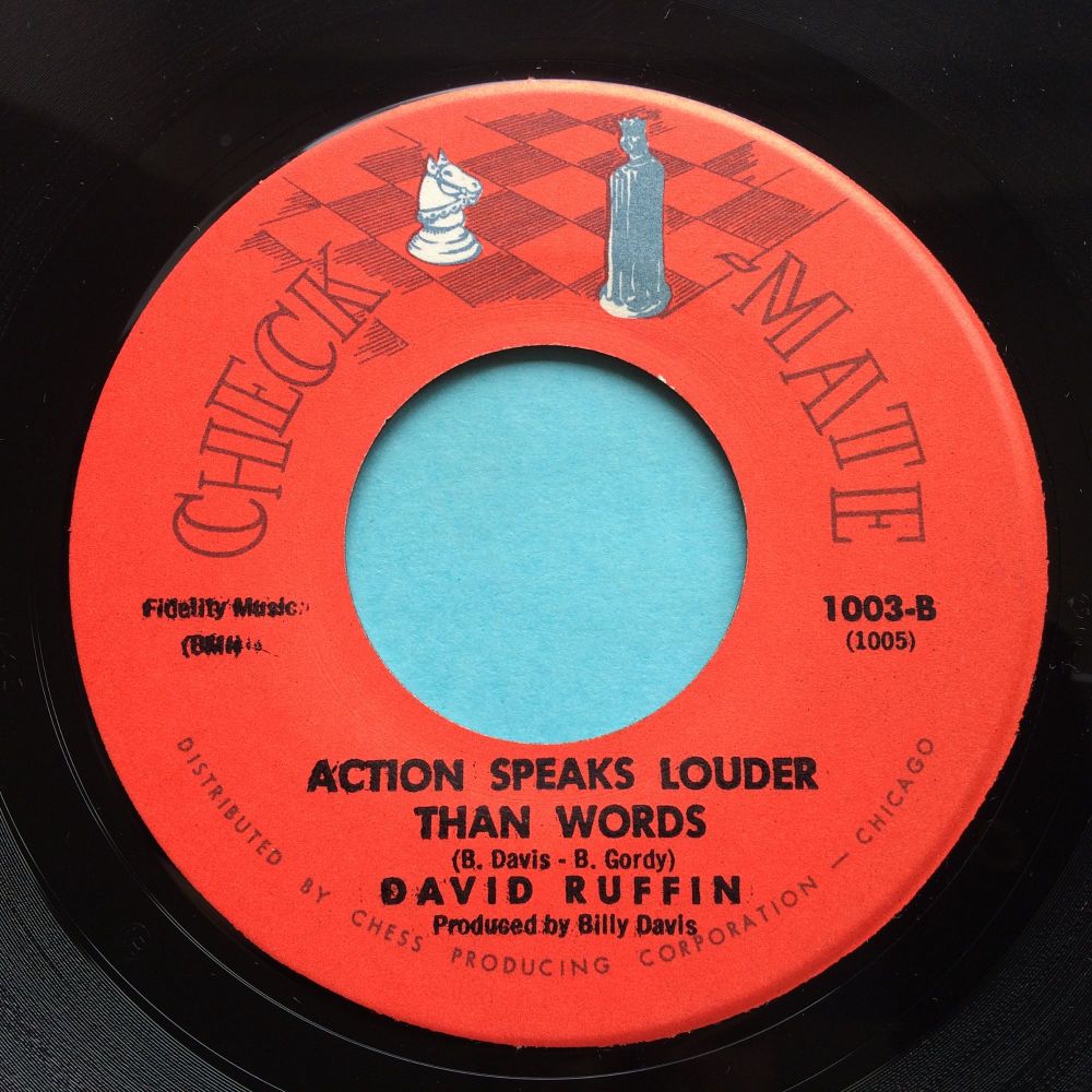 David Ruffin - Action speaks louder than words - Check-Mate - Ex