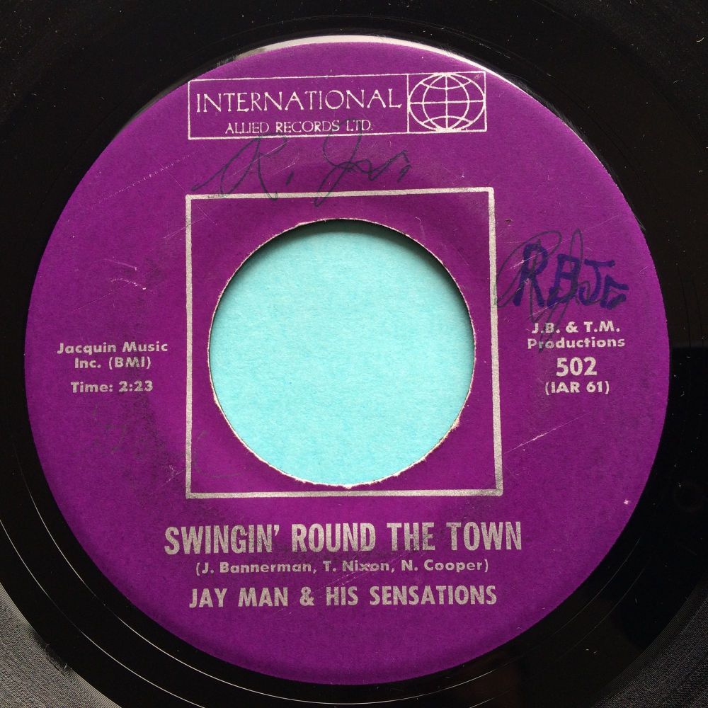 Jay Man & his Sensations - Swingin' round the town - International Allied -