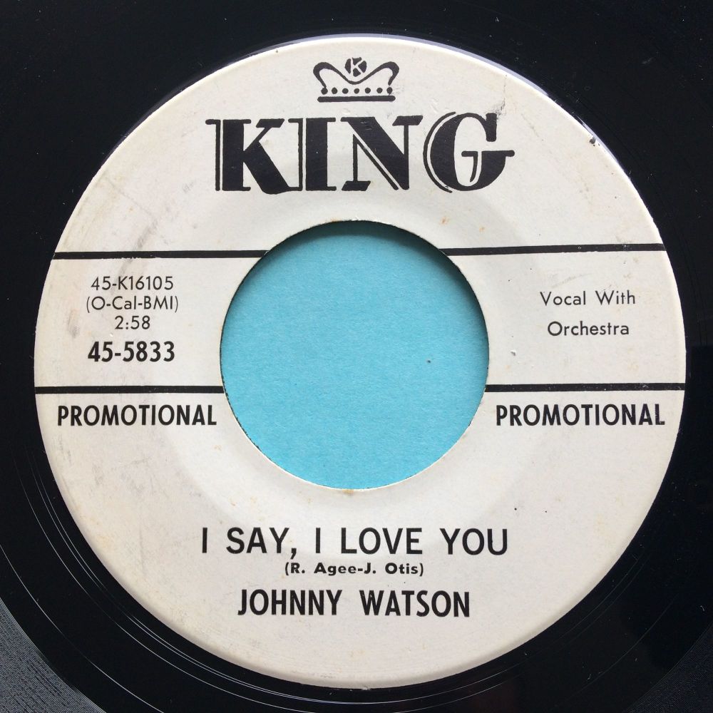 Johnny Watson - I say, I love you - King promo - Ex