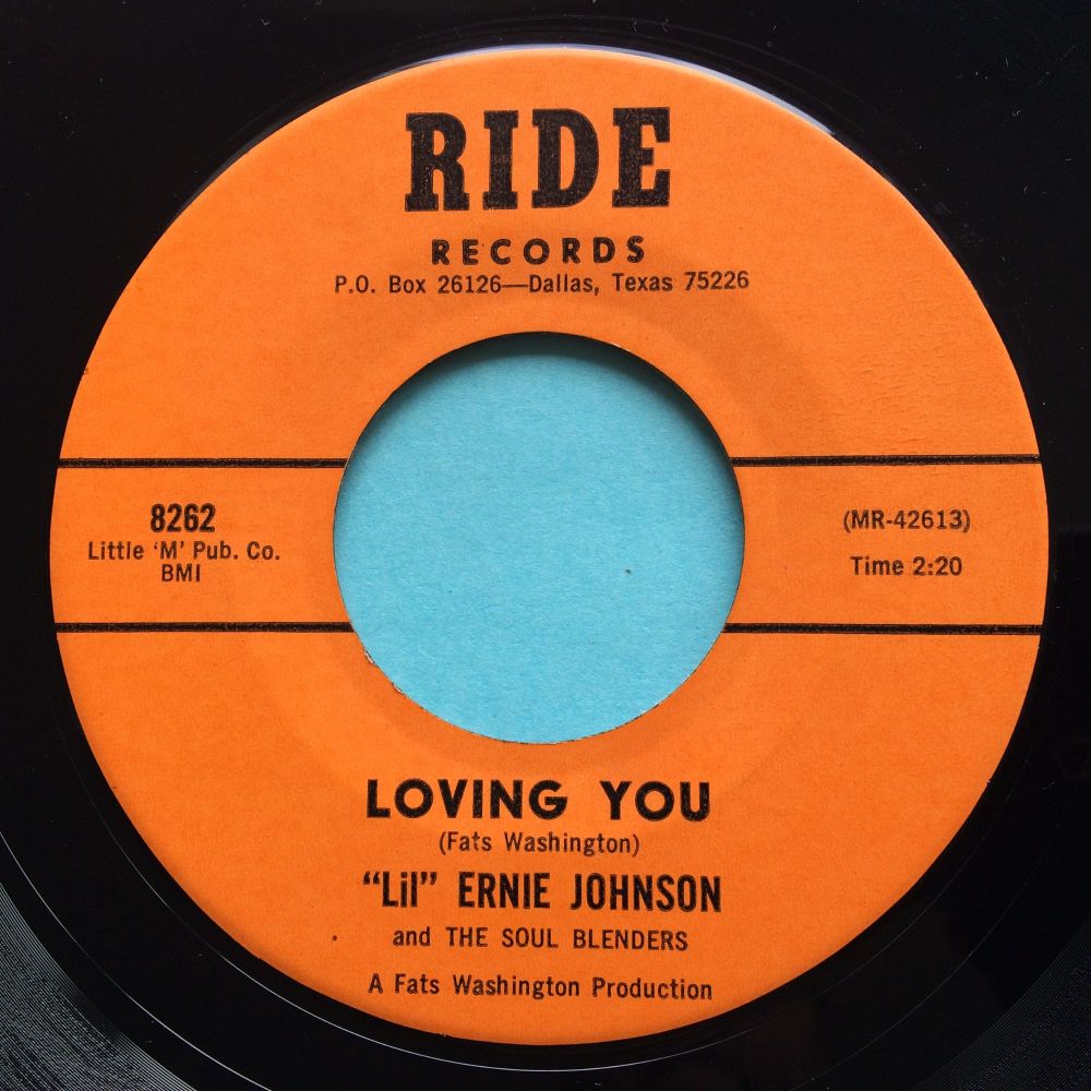 Little Ernie Johnson - Loving You - Ride - Ex