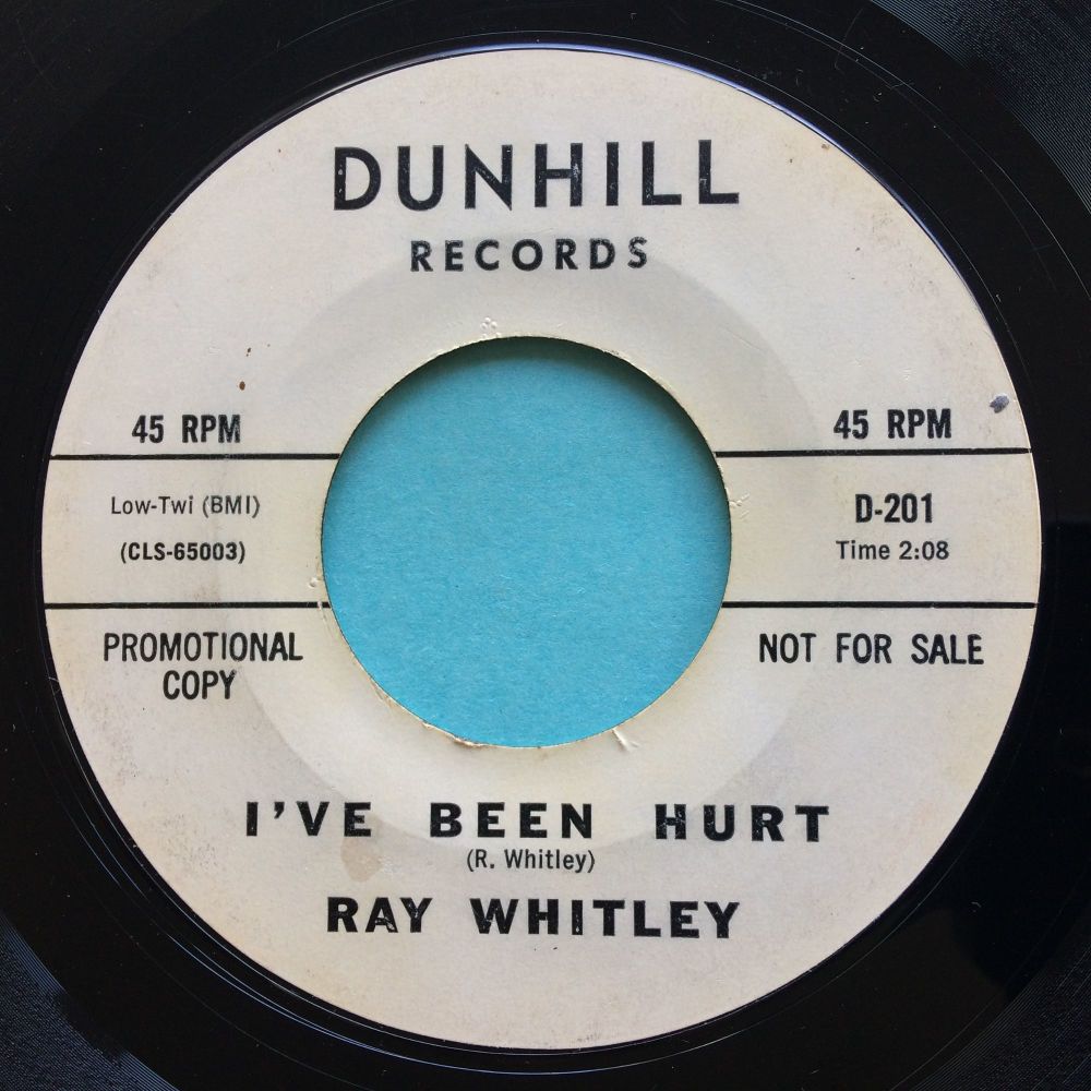 Ray Whitley - I've been hurt - Dunhill promo - VG+