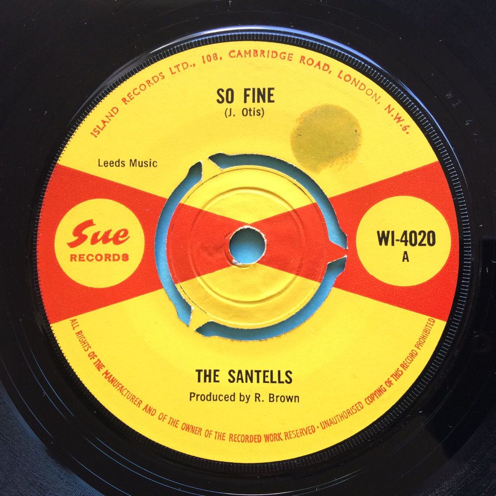 Santells - So fine b/w These are love - U.K. Sue - Ex