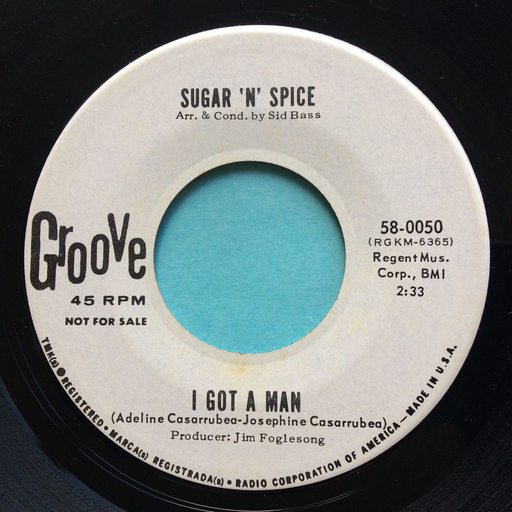 Sugar 'n' Spice - I got a man - Groove promo - Ex