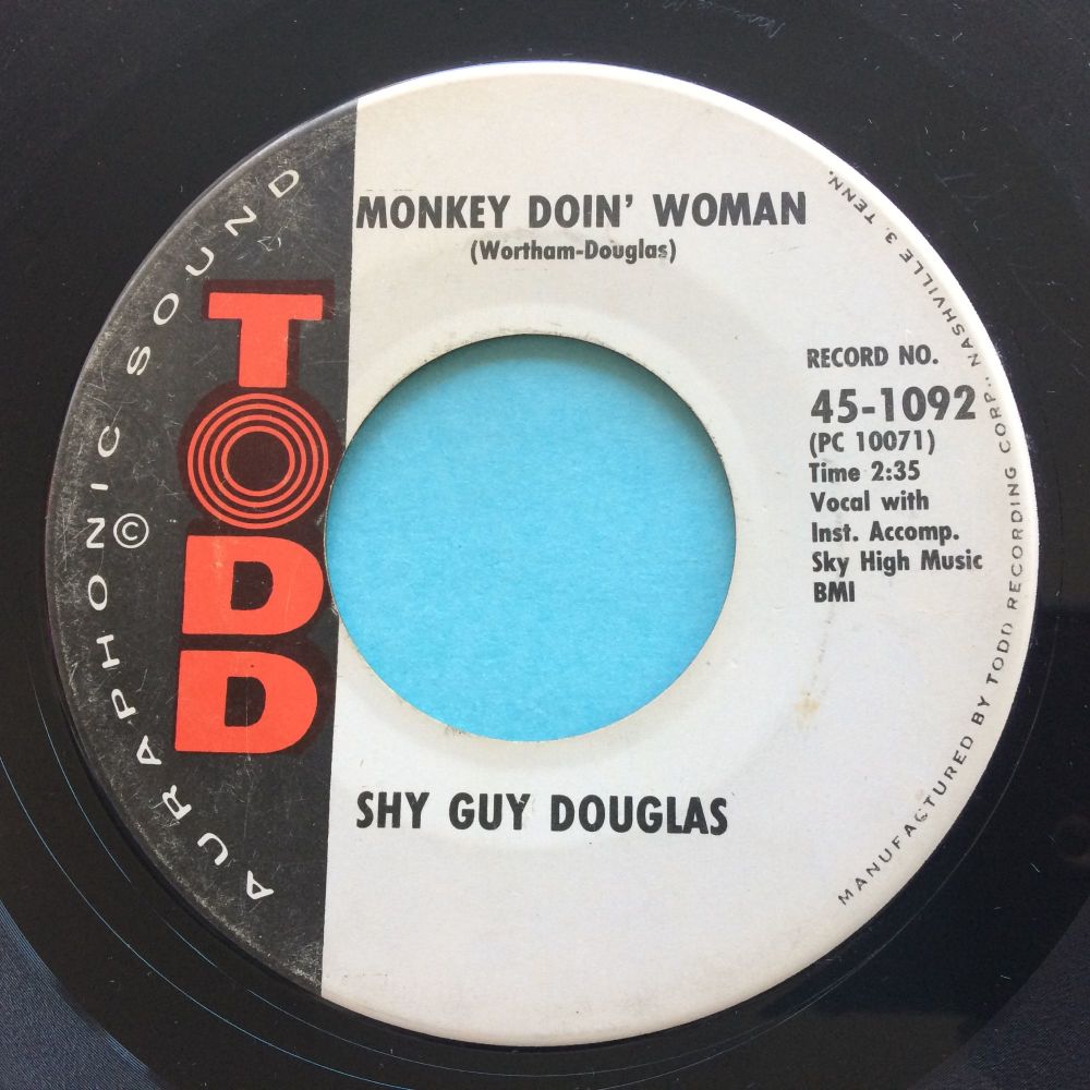 Shy Guy Douglas - Monkey Doin' Woman - Todd - VG+
