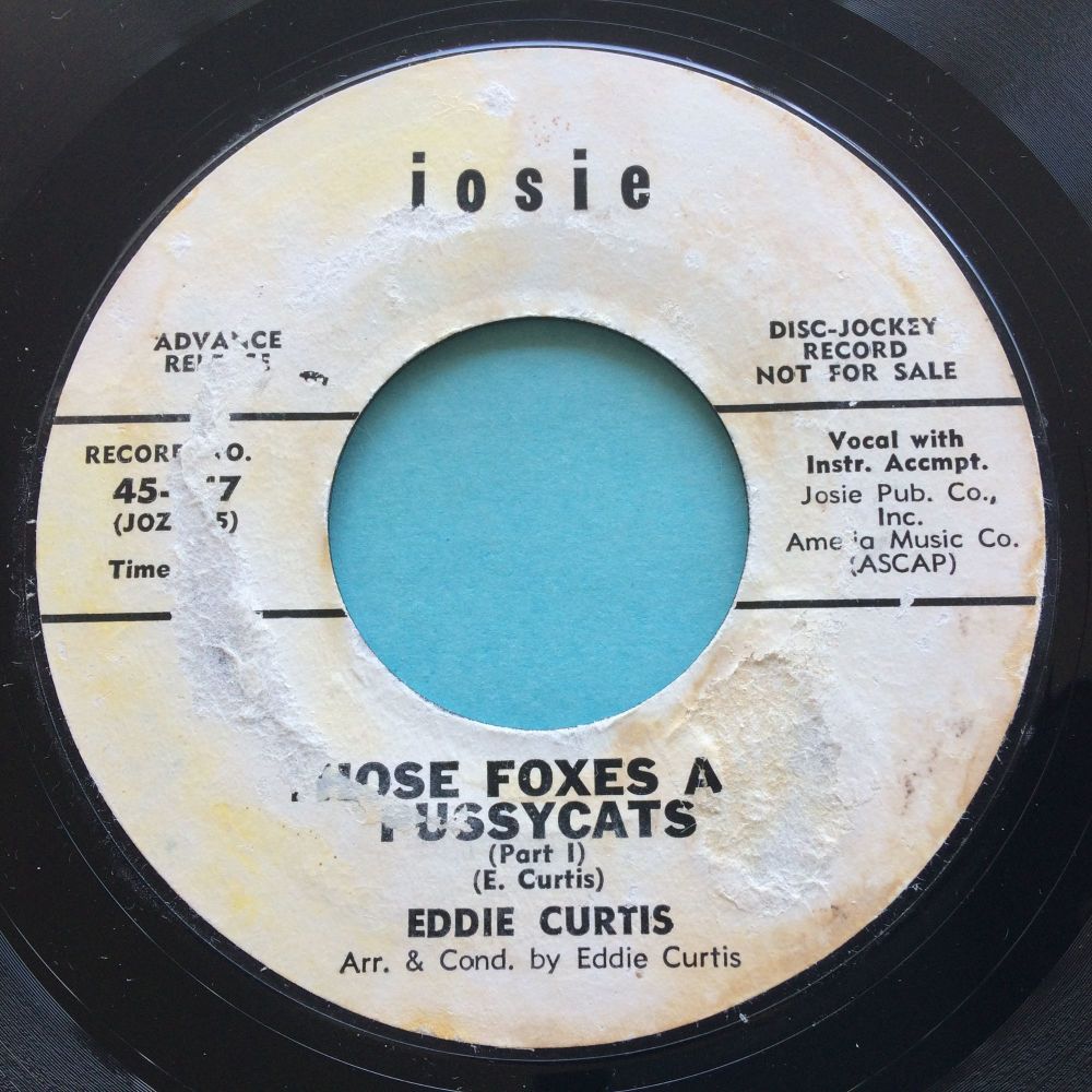 Eddie Curtis - Those foxes and pusseycats - Josie promo - Ex- (labels water