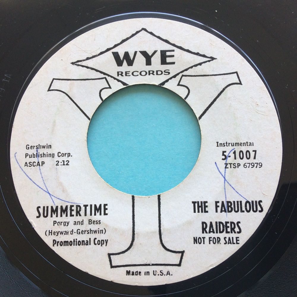Fabulous Raiders - Summertime - Wye promo - VG+
