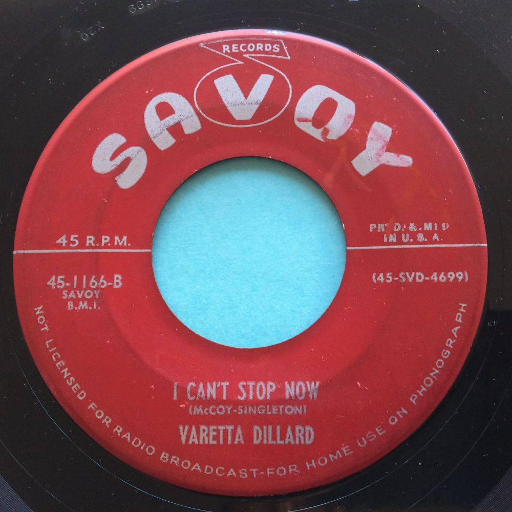 Varetta Dillard - I can't stop now - Savoy - VG+