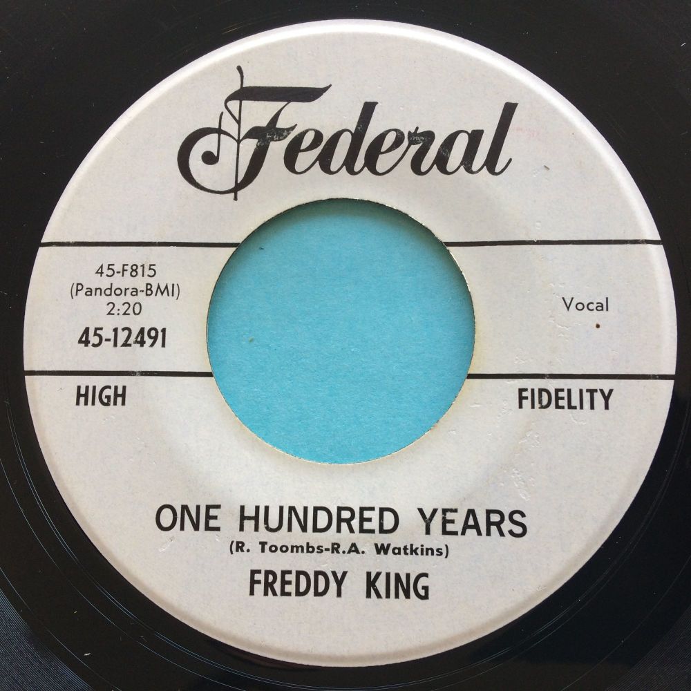 Freddy King - One hundred years - Federal promo - Ex-