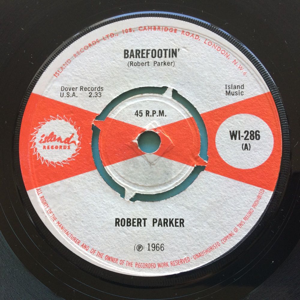 Robert Parker - Let's go baby b/w Barefootin' - UK Island - Ex