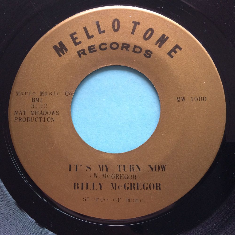Billy McGregor - It's my turn now - Mellotone - Ex-