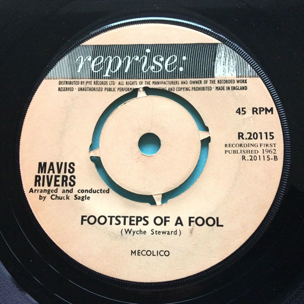 Mavis Rivers - Footsteps of a fool - Reprise UK - Ex-