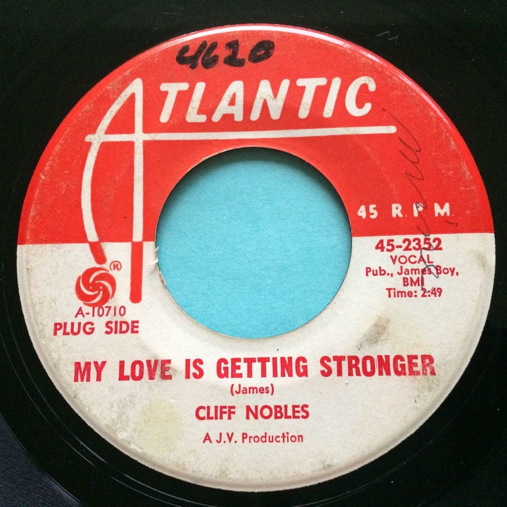 Cliff Nobles - My love is getting stronger - Atlantic promo - VG+