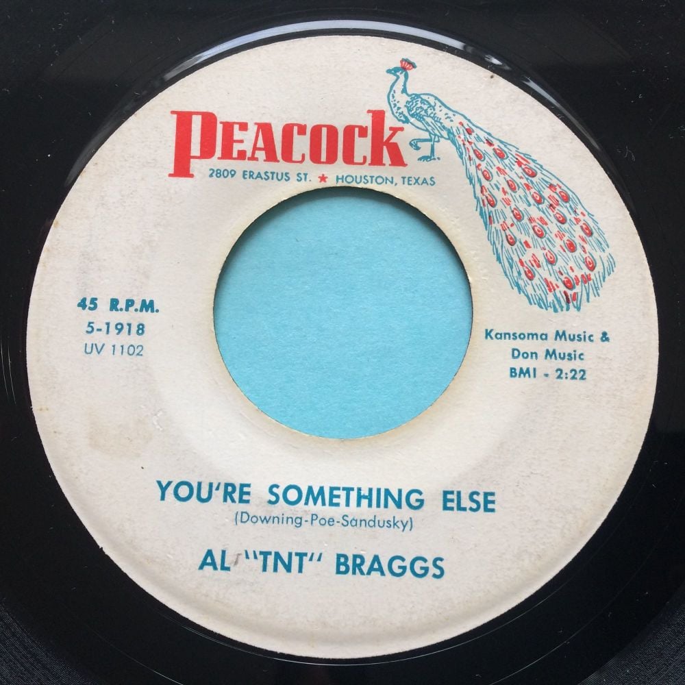 Al Braggs - You're something else b/w Easy Rock - Peacock - VG+