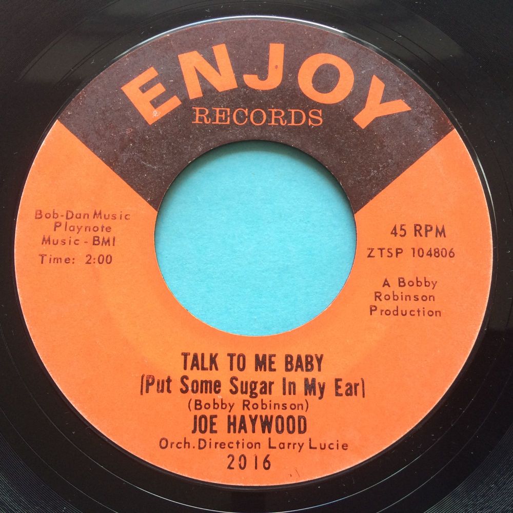 Joe Haywood - Talk to me baby (put some sugar in my ear) - Enjoy - Ex-