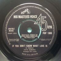 Fats Domino - If you don't know what love is - U.K. HMV - Ex