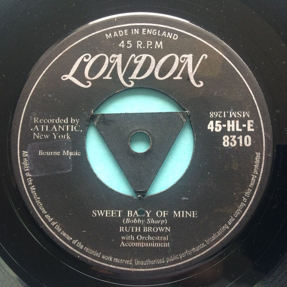 Ruth Brown - Sweet baby of mine - UK London Tri-Centre (centre repair) - VG