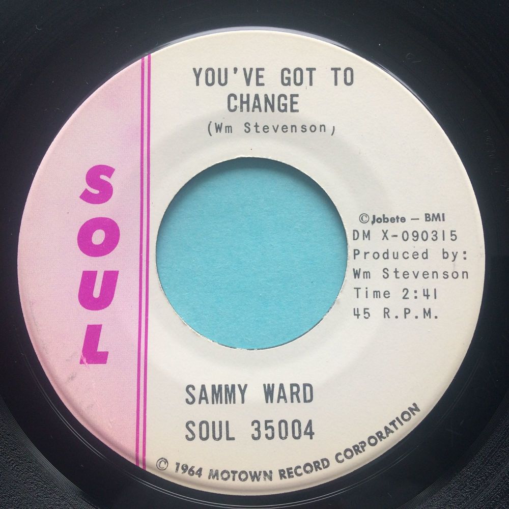 Sammy Ward - You've got to change - Soul - Ex