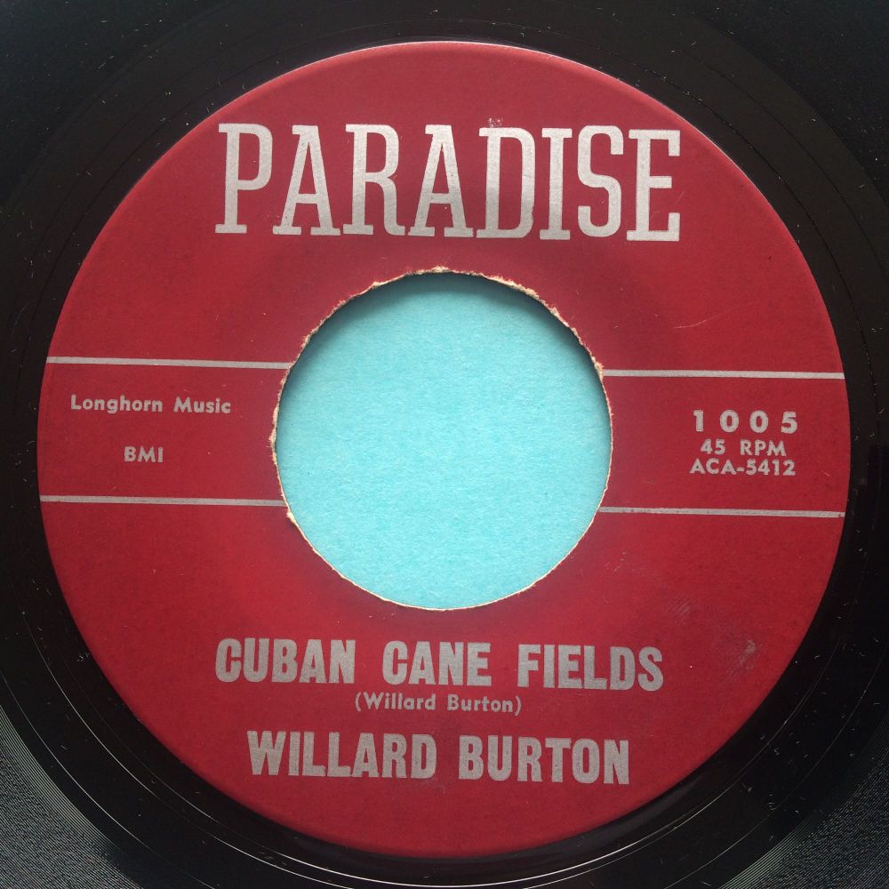 Willard Burton - Cuban Cane Fields - Paradise - VG+
