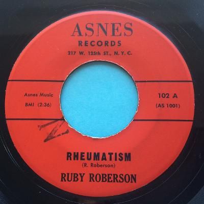 Ruby Roberson - Rheumatism - Asnes - Ex