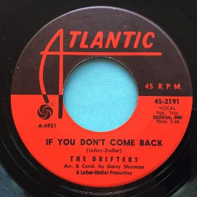 Drifters - If you don't come back - Atlantic - Ex-