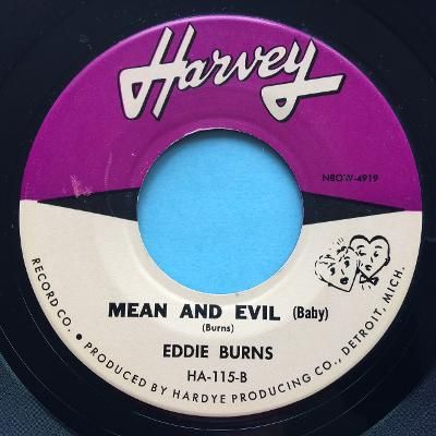 Eddie Burns - Mean and evil (baby) - Harvey - Ex