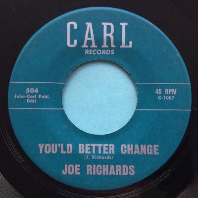 Joe Richards - You'ld better change - Carl - VG+