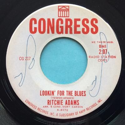 Ritchie Adams - Lookin' for the blues - Congress promo - VG+ (swol)