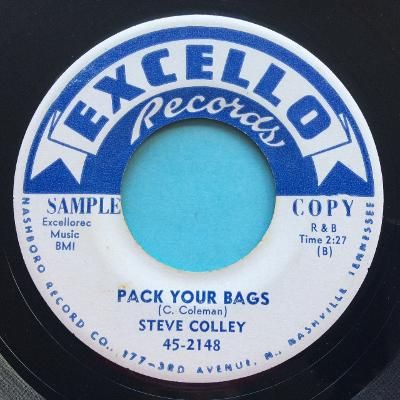 Steve Colley - Pack you bags - Excello promo - Ex