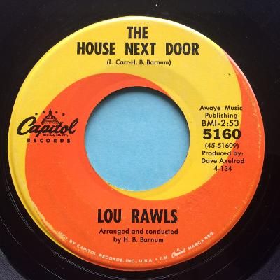 Lou Rawls - House next door - Capitol - Ex-