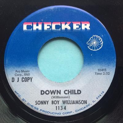 Sonny Boy Williamson - Bring it on home b/w Down Child - Checker promo - Ex