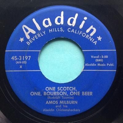 Amos Milburn - One Scotch, One Bourbon, One Beer - Aladdin - VG+