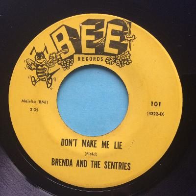 Brenda and the Sentries - Don't make me cry b/w Things we said today - Bee - VG+