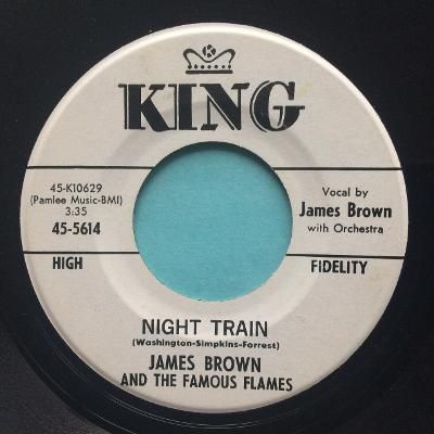 James Brown - Night Train - King promo - Ex- (slight edge warp - nap)