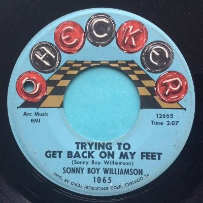 Sonny Boy Williamson - trying to get back on my feet - Checker - VG+