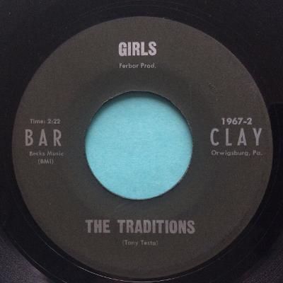 Traditions - Girls b/w Oh my love - Barclay - VG+