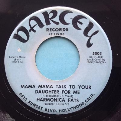 Harmonica Fats - Mama mama talk to your daughter for me - Darcey - VG+