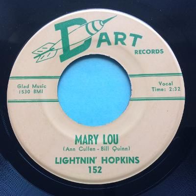 Lightnin Hopkins - Mary Lou - Dart - VG+